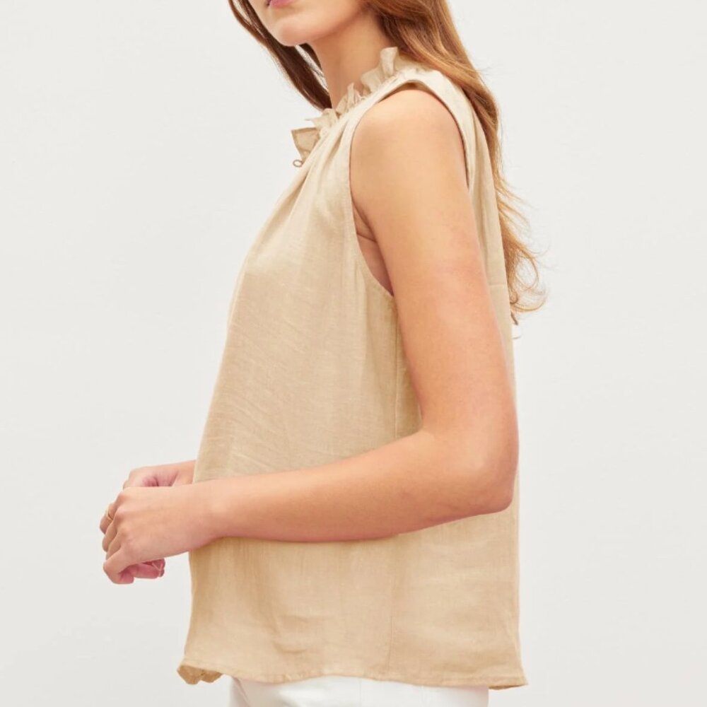 Velvet by Graham & Spencer Linen Top | NWT